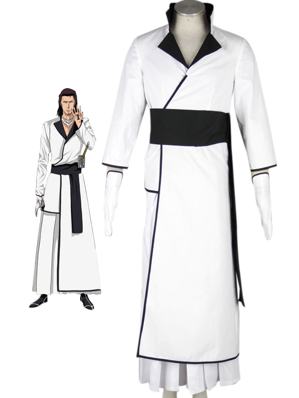 Bleach Coyote Starrk White Kimono Cosplay Costume